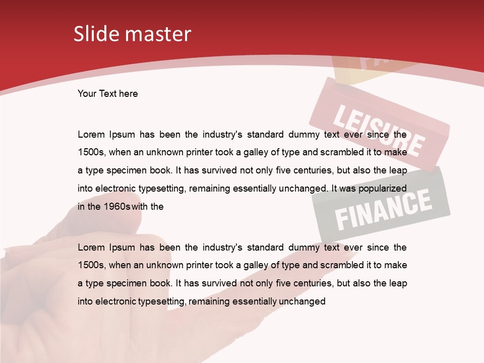 Card Document Retirement PowerPoint Template