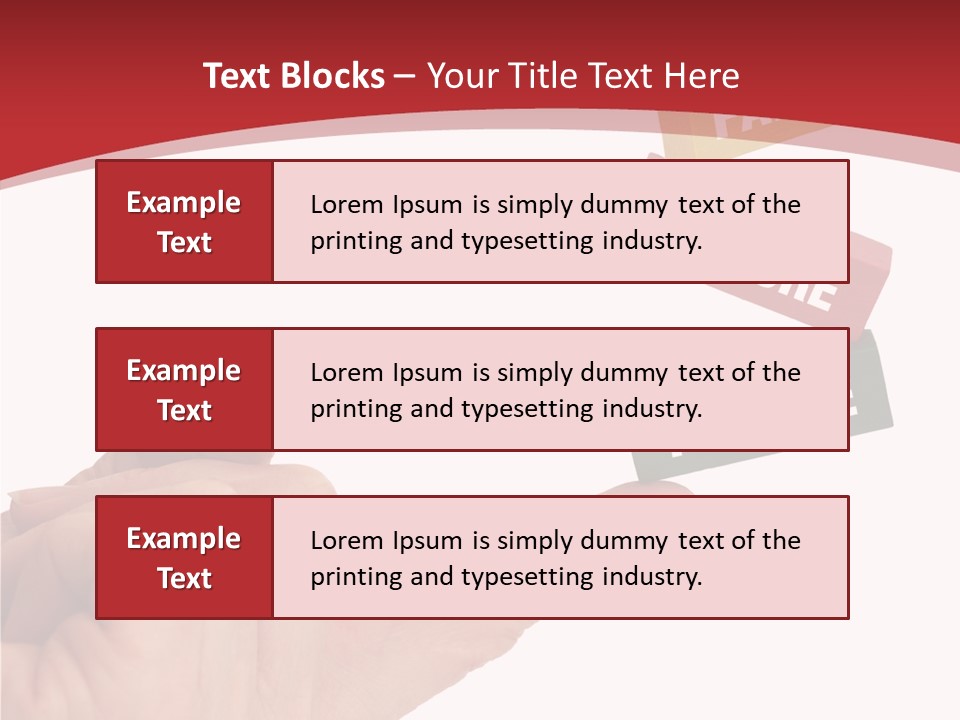 Card Document Retirement PowerPoint Template