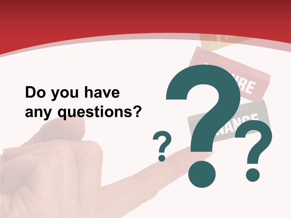 Card Document Retirement PowerPoint Template