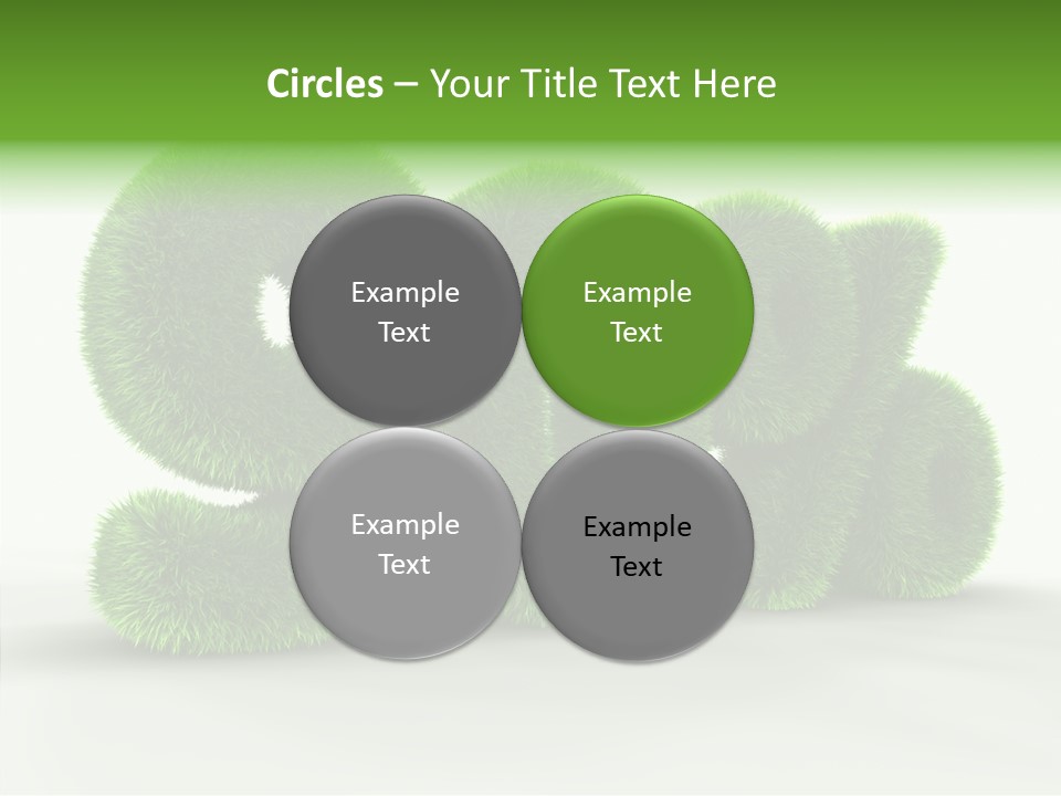 Extruded Percent Market PowerPoint Template