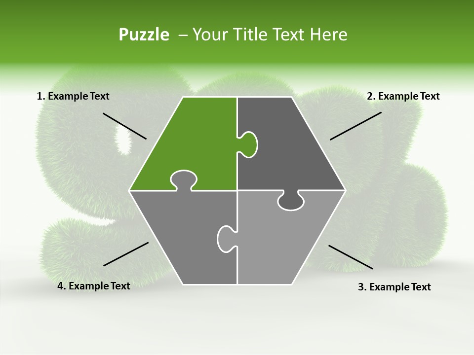 Extruded Percent Market PowerPoint Template