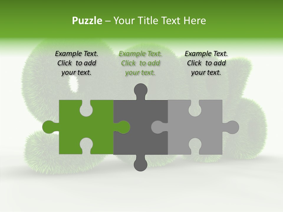 Extruded Percent Market PowerPoint Template