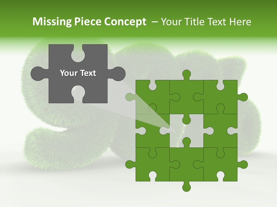 Extruded Percent Market PowerPoint Template