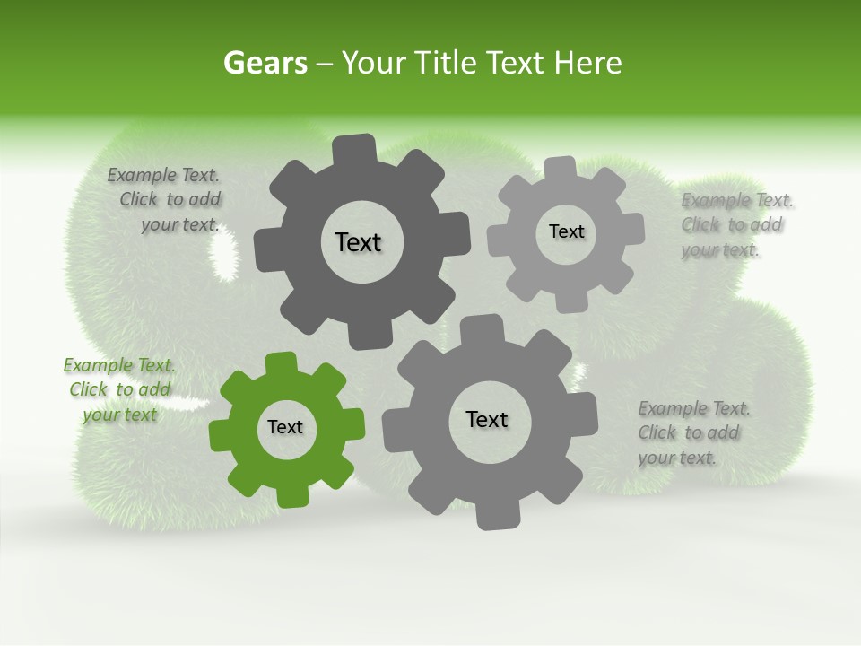Extruded Percent Market PowerPoint Template