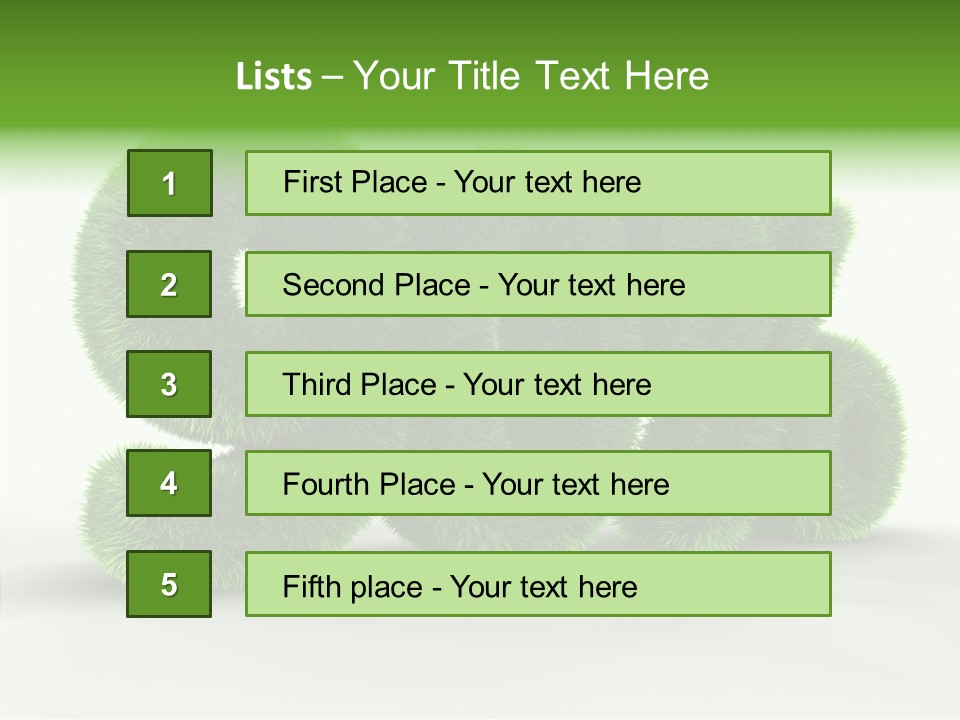 Extruded Percent Market PowerPoint Template