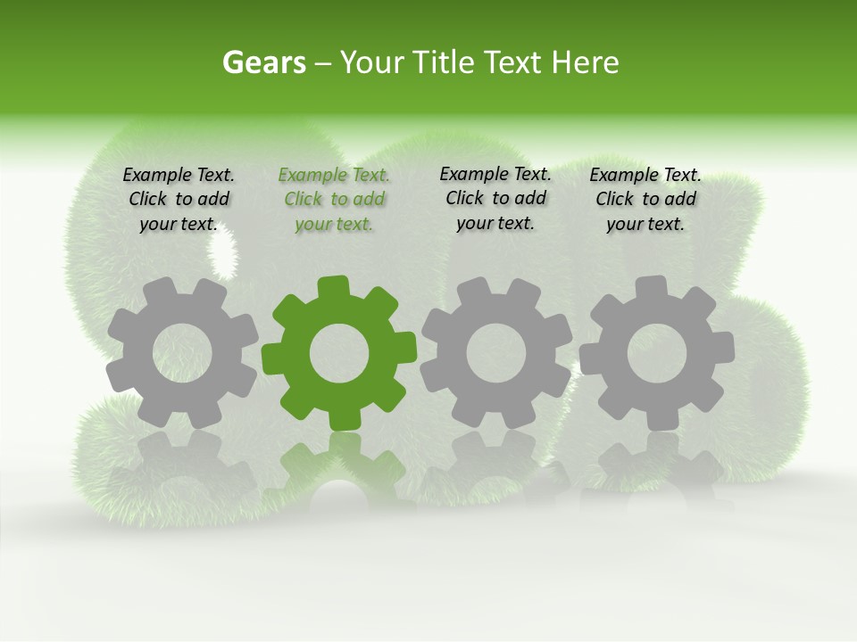 Extruded Percent Market PowerPoint Template