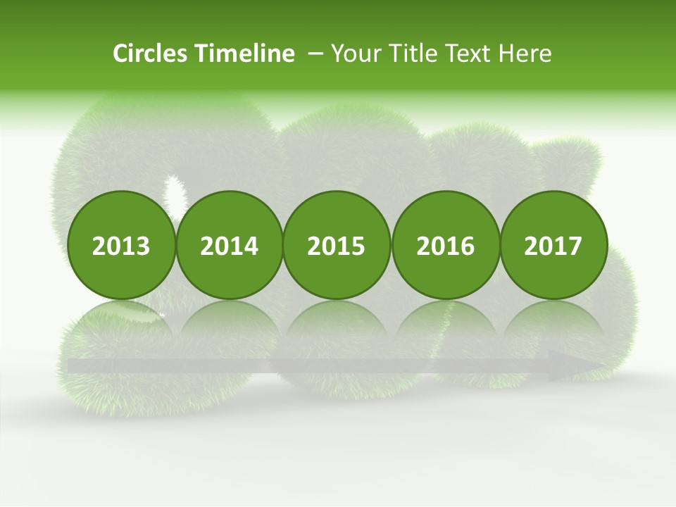 Extruded Percent Market PowerPoint Template