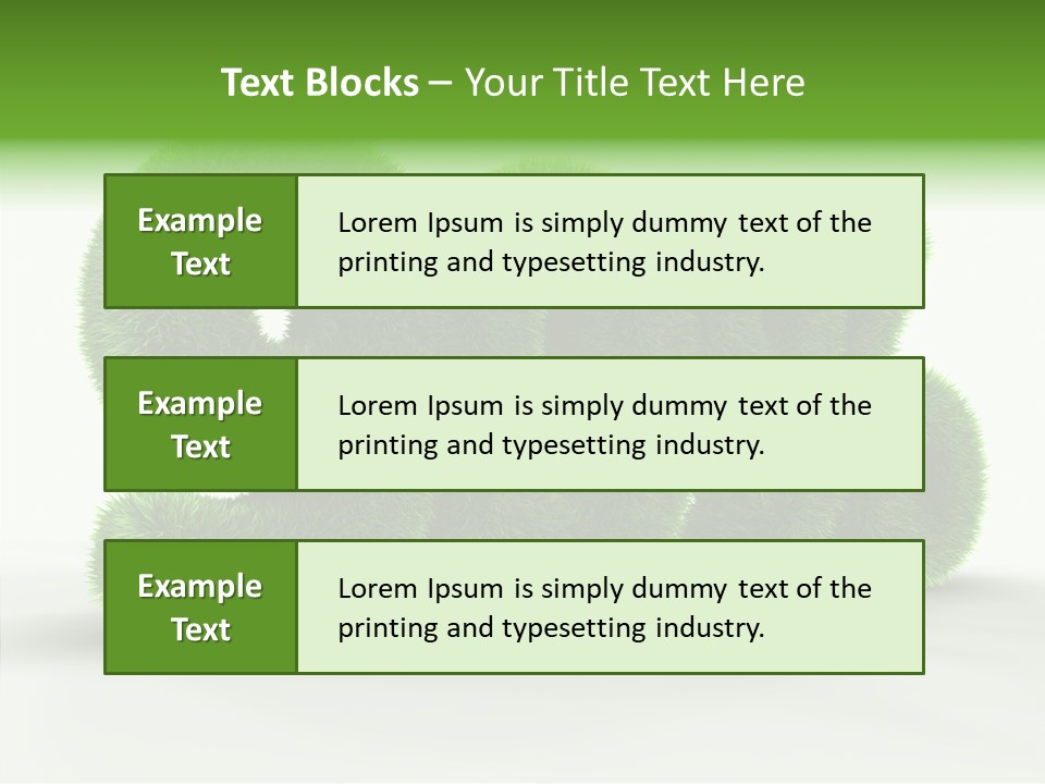 Extruded Percent Market PowerPoint Template