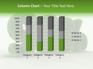 Extruded Percent Market PowerPoint Template