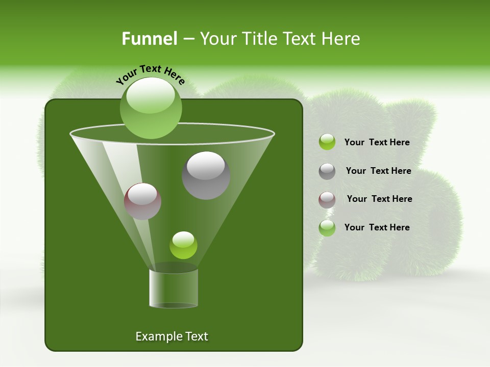 Extruded Percent Market PowerPoint Template