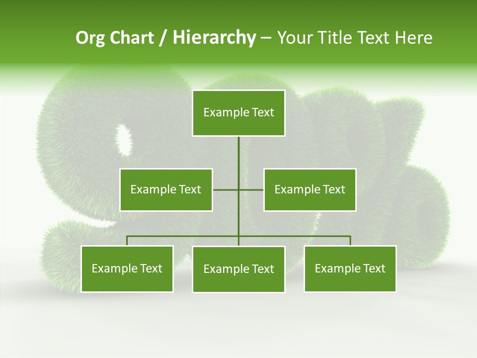 Extruded Percent Market PowerPoint Template