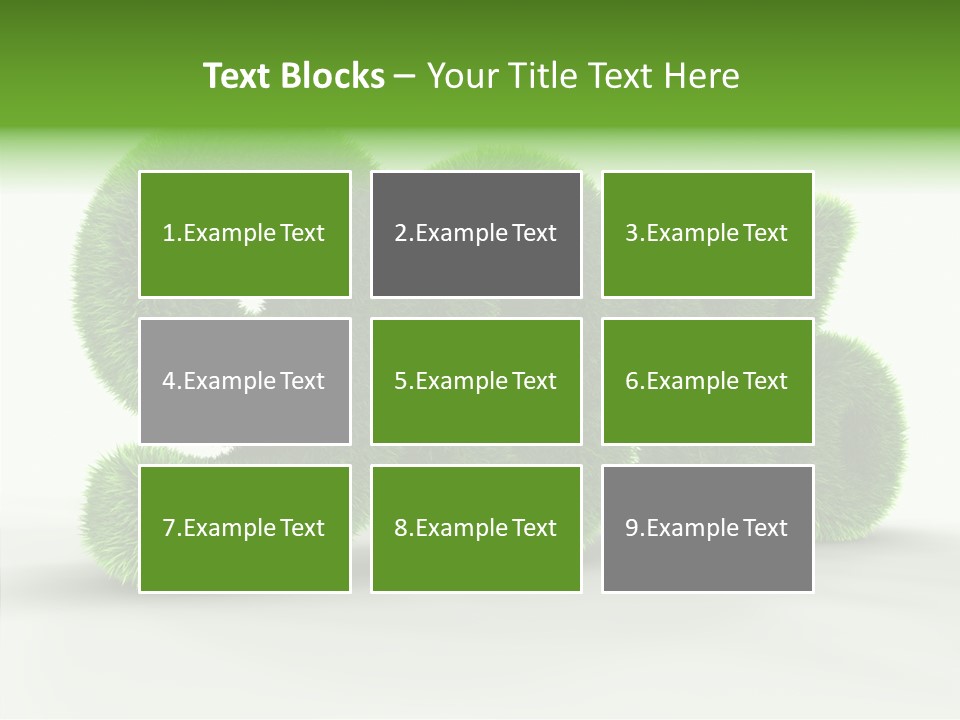 Extruded Percent Market PowerPoint Template
