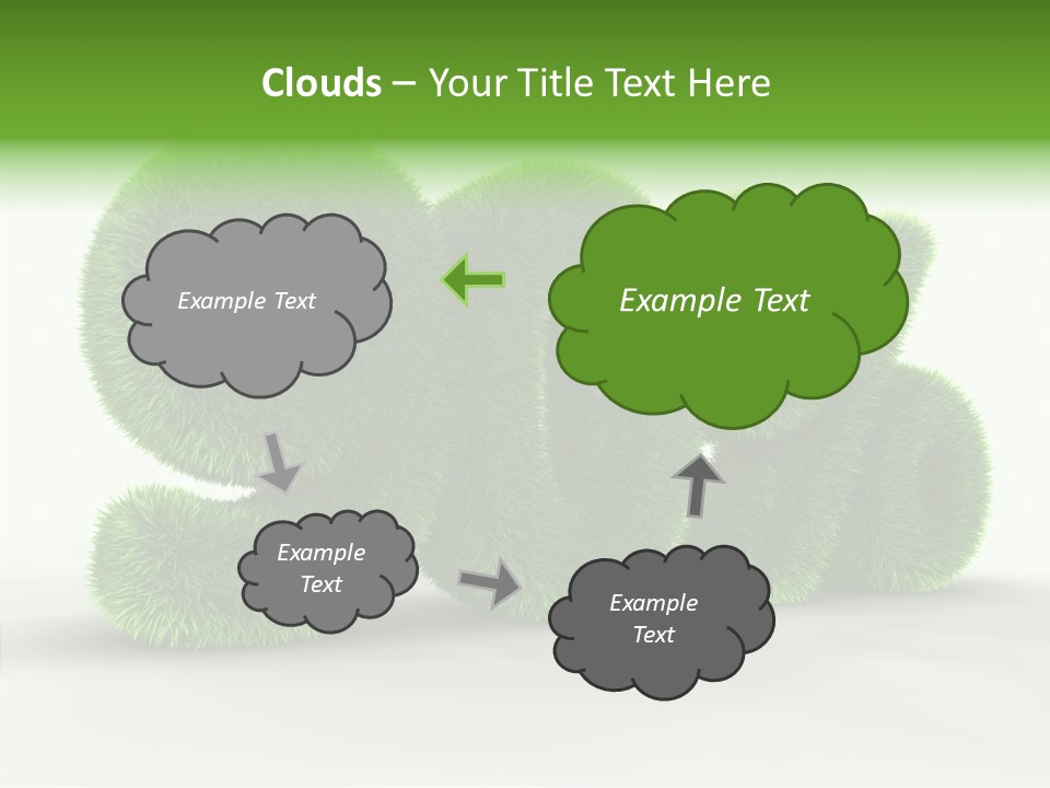 Extruded Percent Market PowerPoint Template