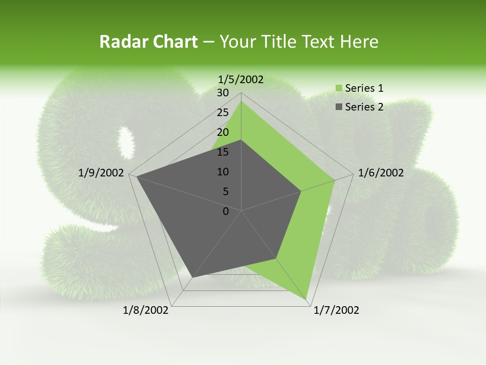 Extruded Percent Market PowerPoint Template
