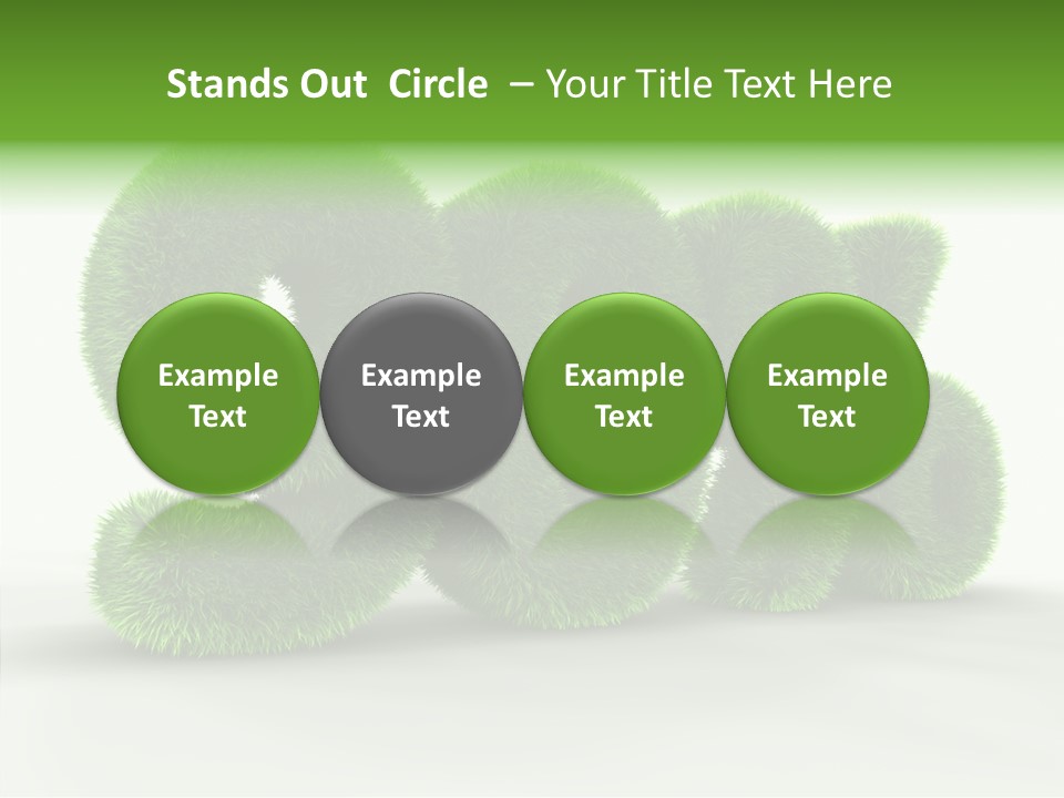 Extruded Percent Market PowerPoint Template