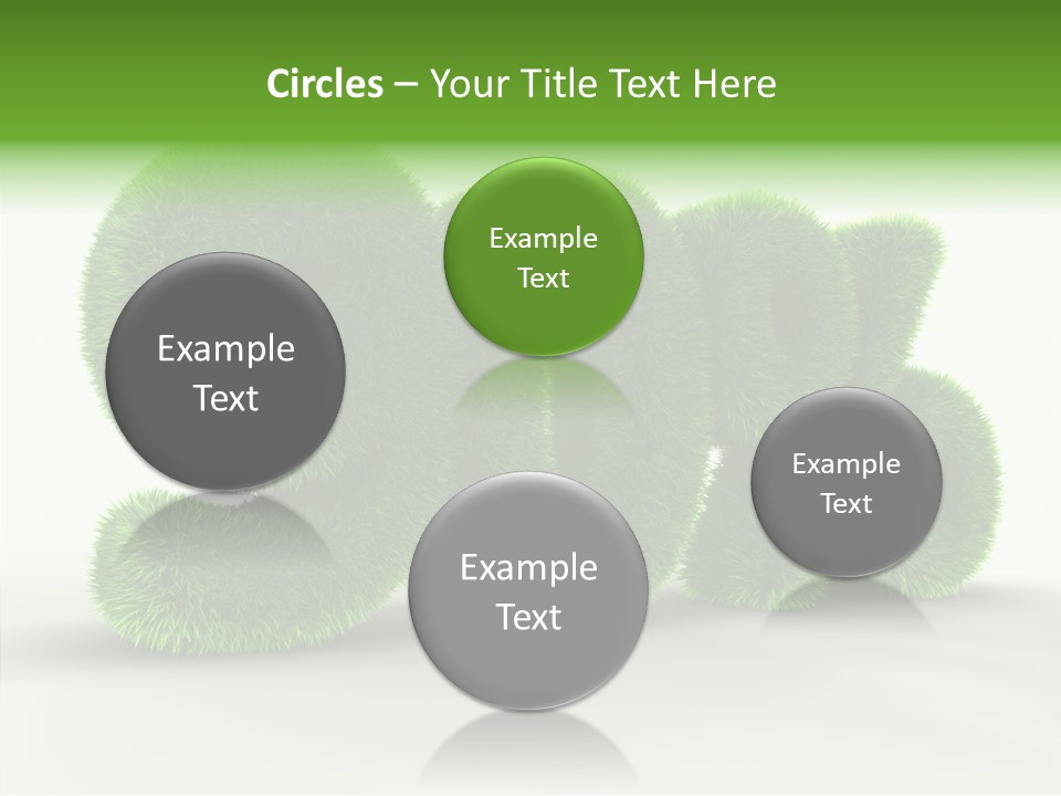 Extruded Percent Market PowerPoint Template
