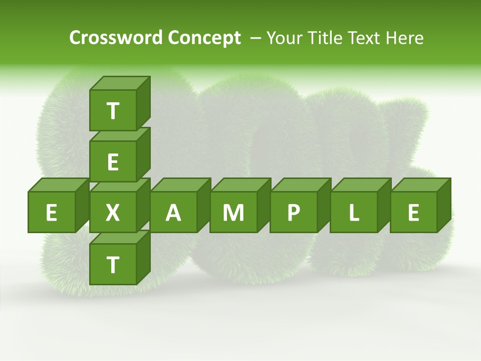 Extruded Percent Market PowerPoint Template