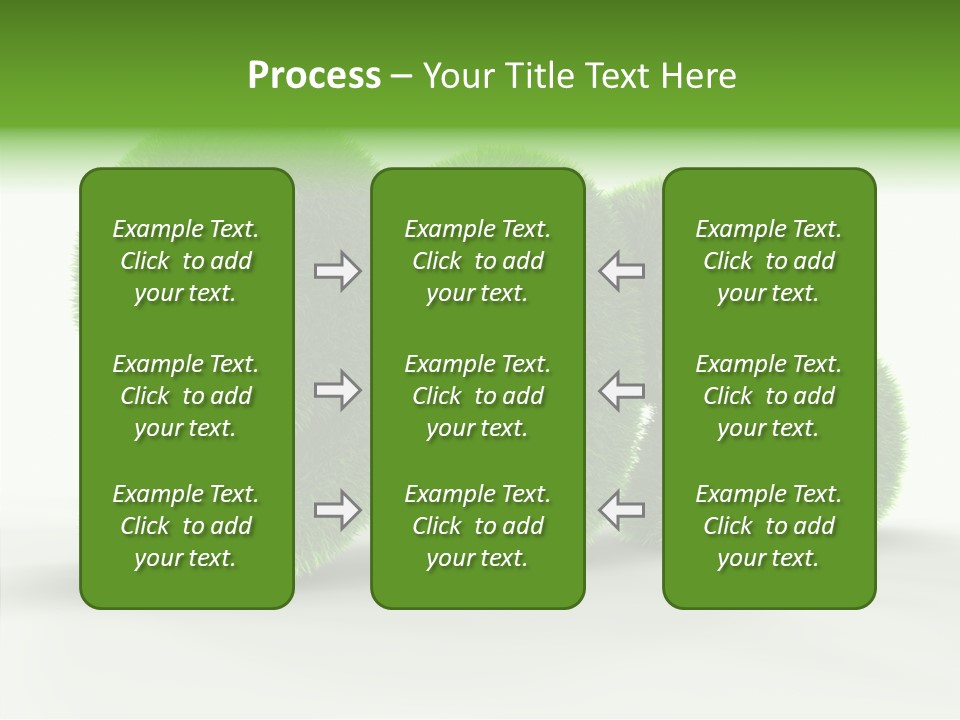 Extruded Percent Market PowerPoint Template