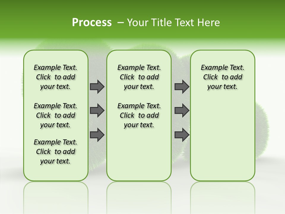 Extruded Percent Market PowerPoint Template