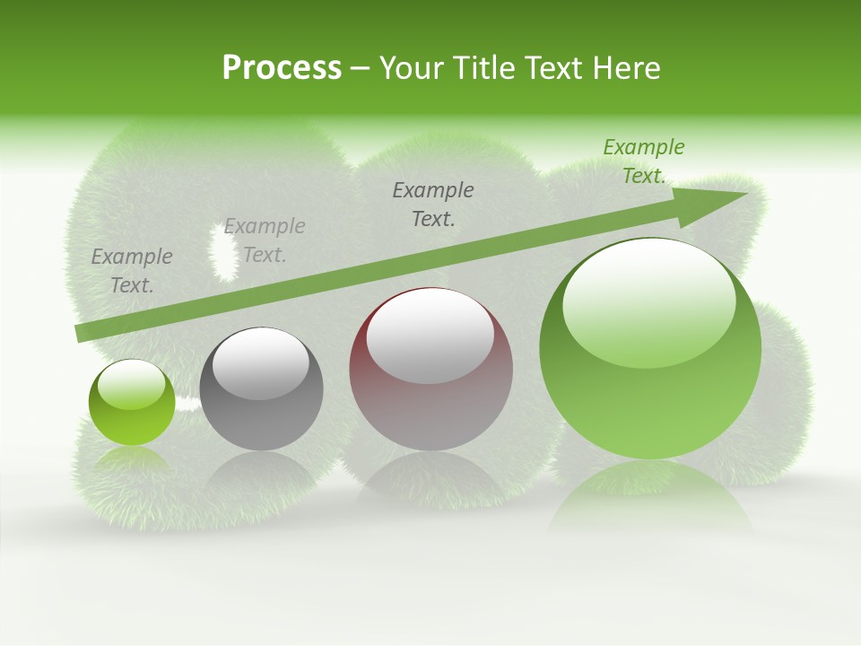Extruded Percent Market PowerPoint Template