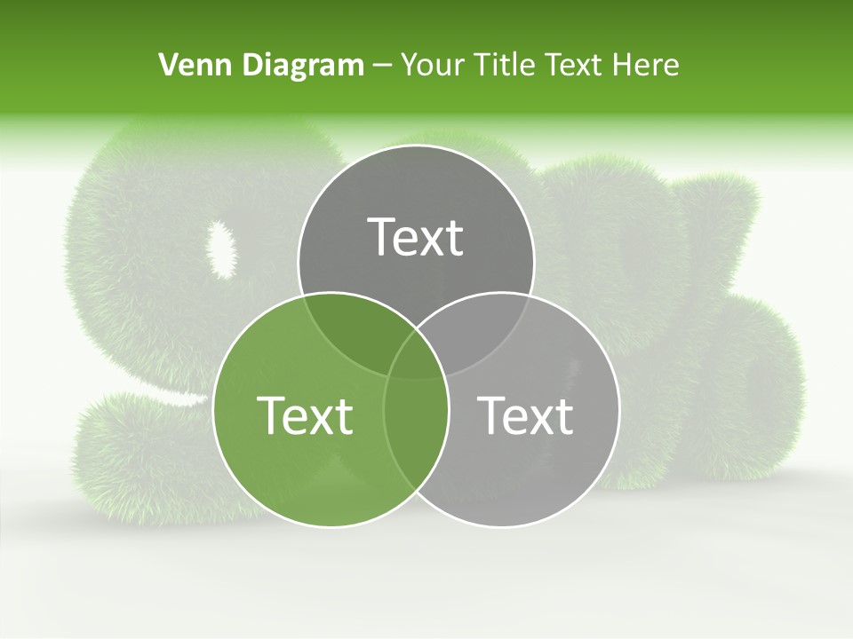 Extruded Percent Market PowerPoint Template
