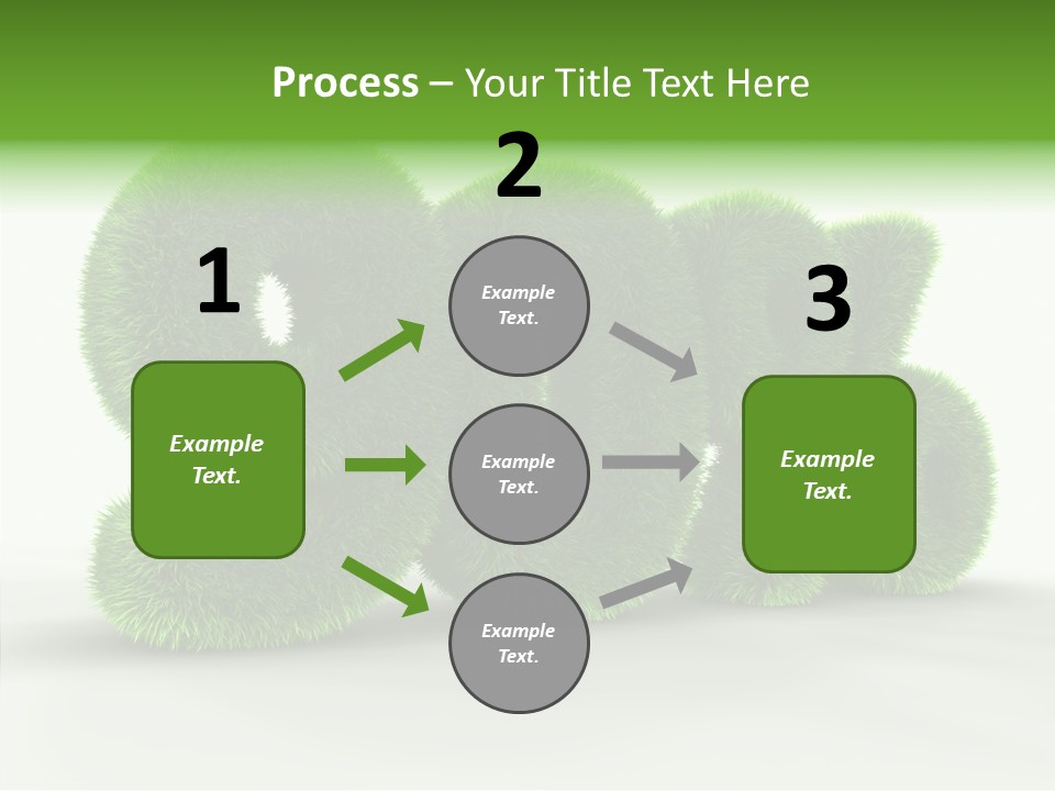 Extruded Percent Market PowerPoint Template