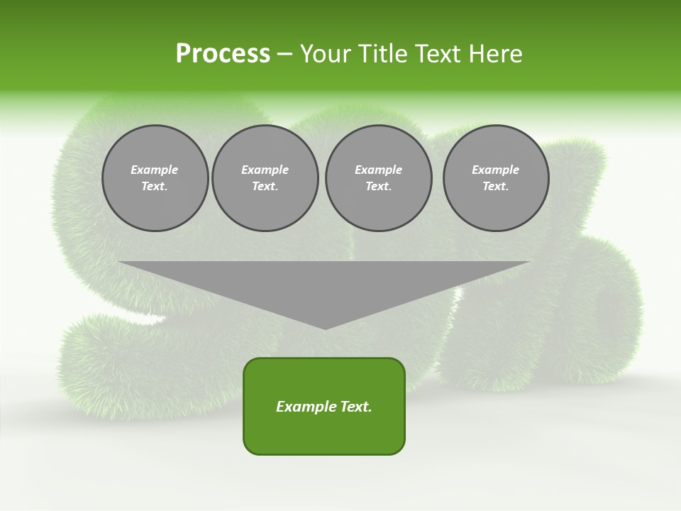 Extruded Percent Market PowerPoint Template