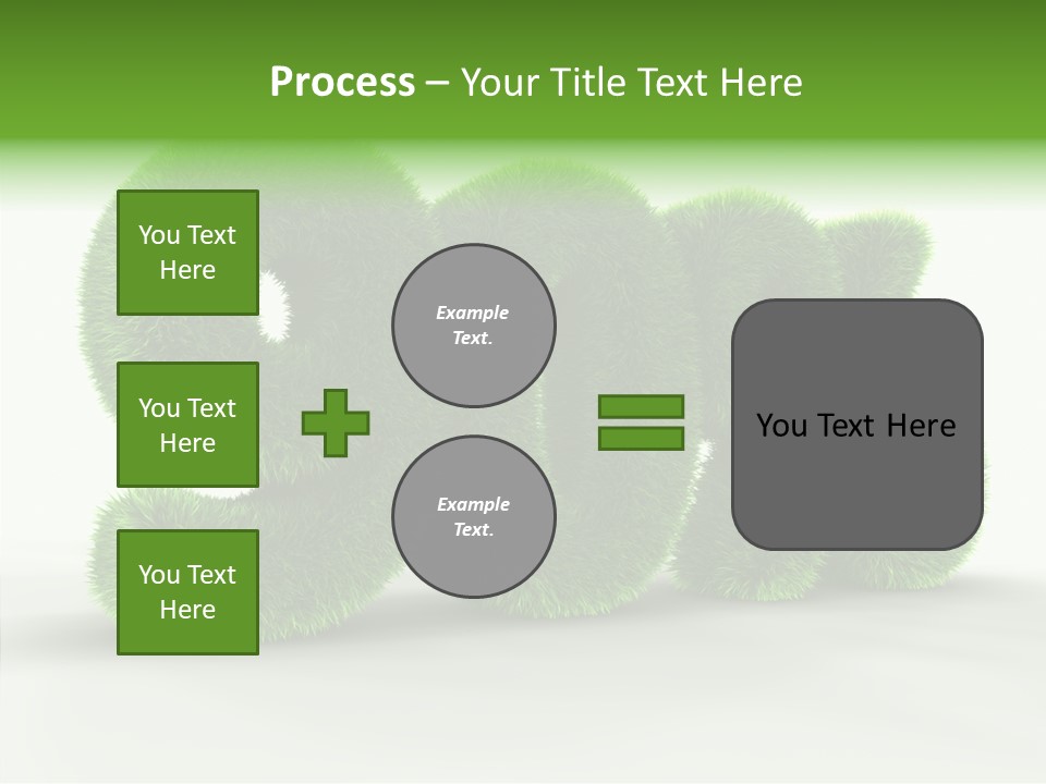 Extruded Percent Market PowerPoint Template