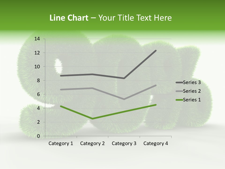 Extruded Percent Market PowerPoint Template