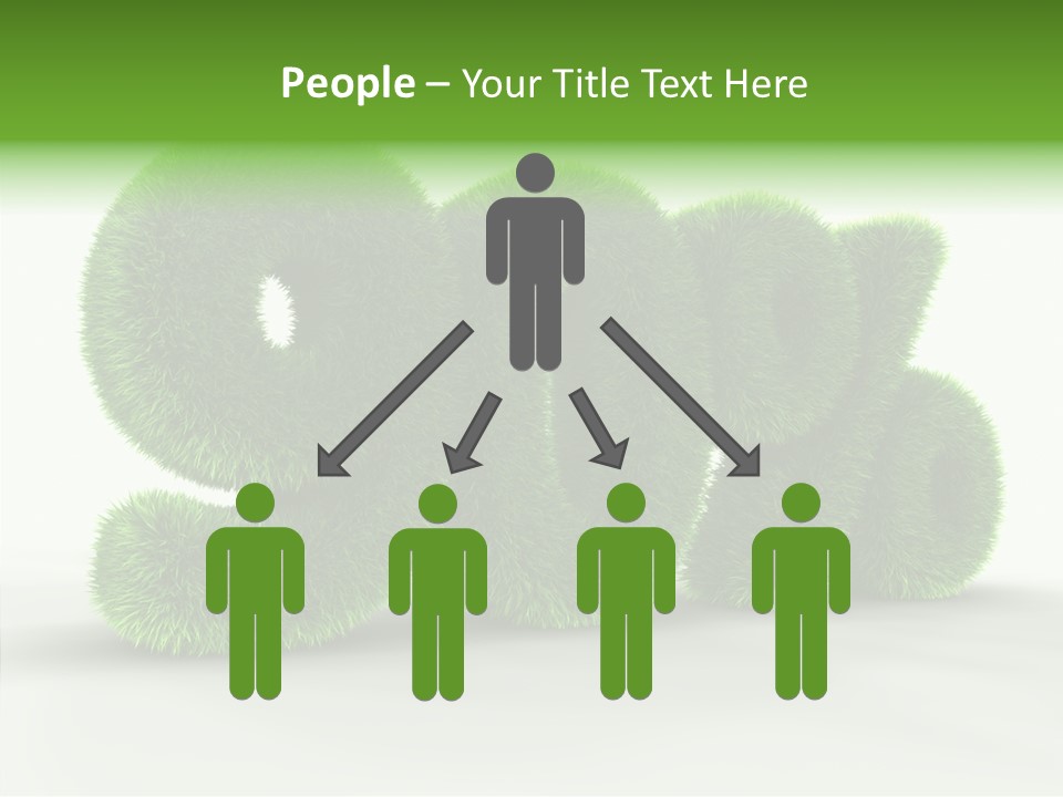 Extruded Percent Market PowerPoint Template