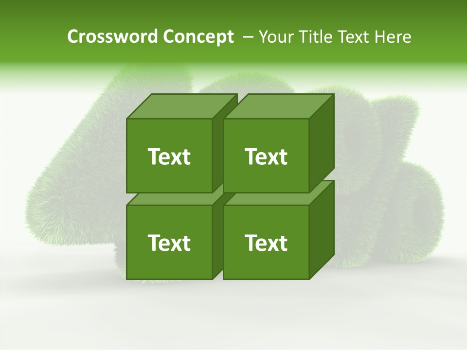 Extruded Market Render PowerPoint Template