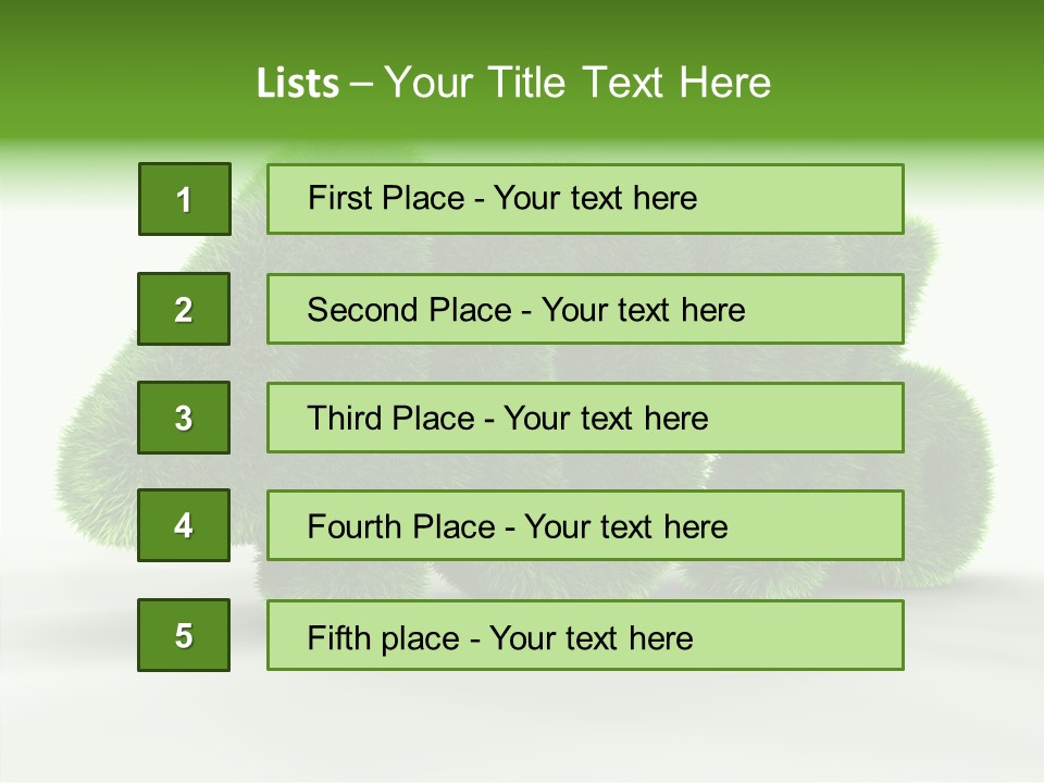 Extruded Market Render PowerPoint Template