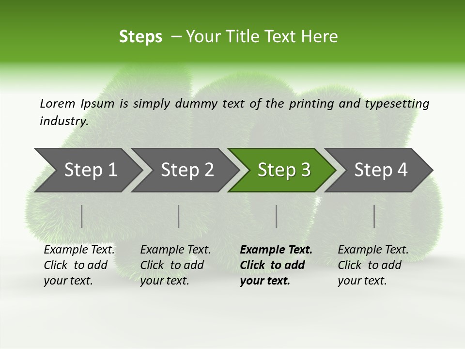 Extruded Market Render PowerPoint Template