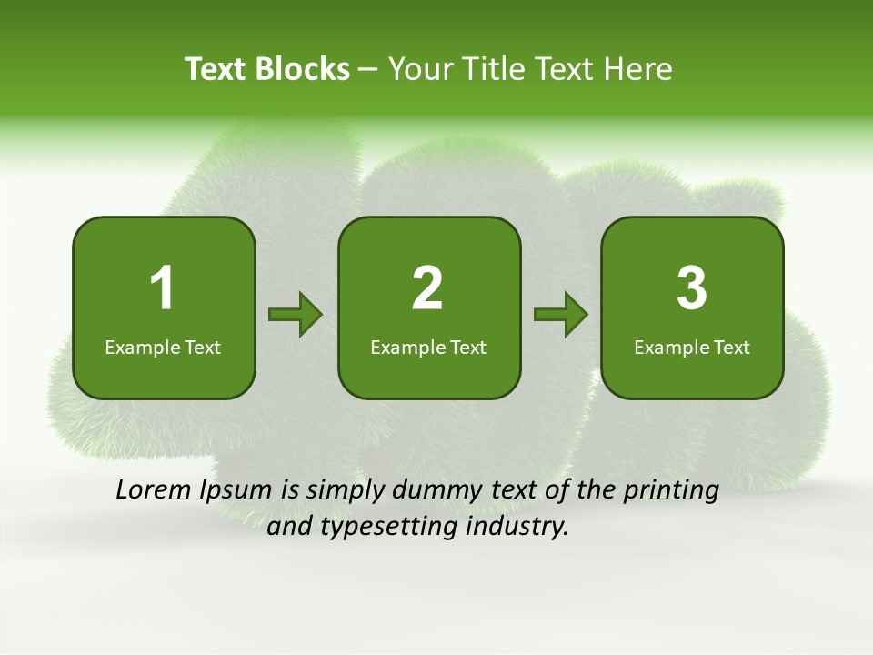Extruded Market Render PowerPoint Template