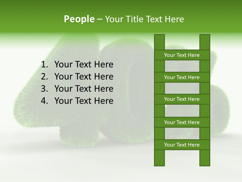 Extruded Market Render PowerPoint Template