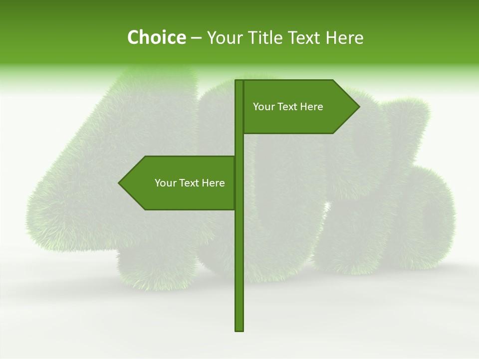 Extruded Market Render PowerPoint Template