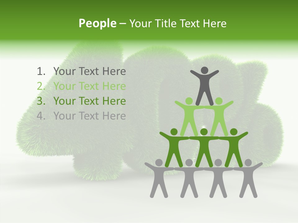 Extruded Market Render PowerPoint Template