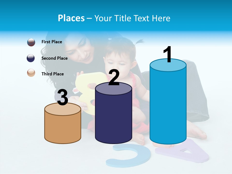 Mother Female Sit PowerPoint Template