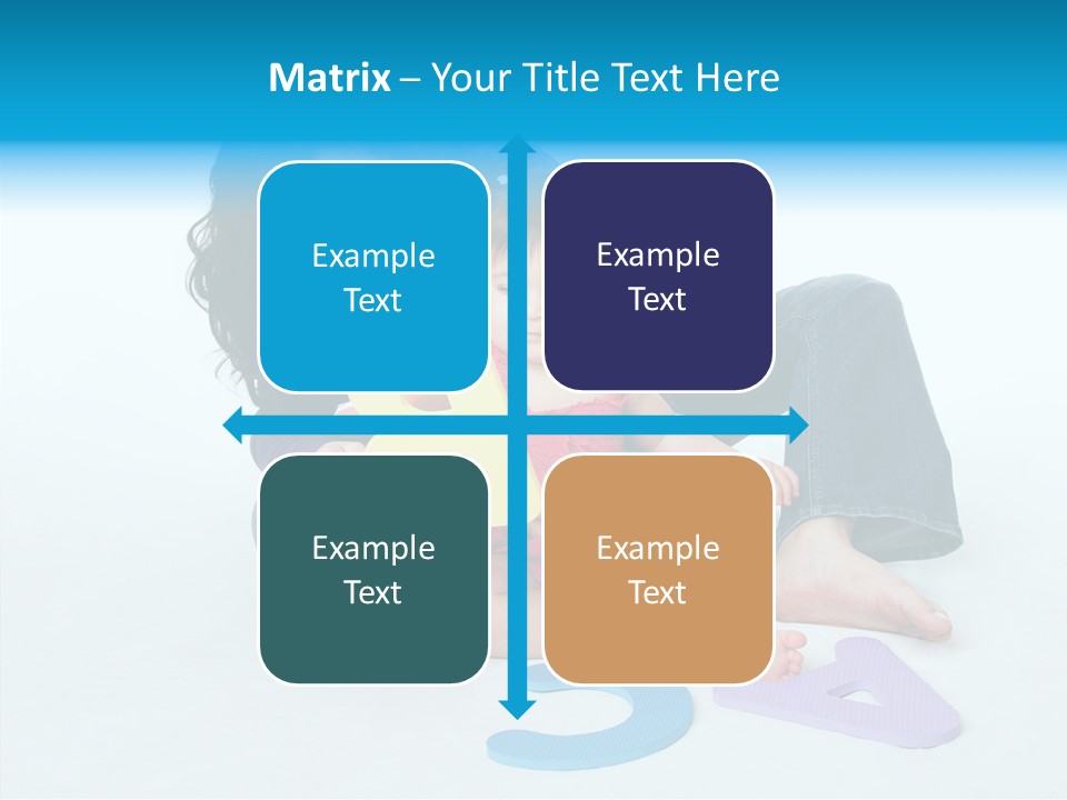 Mother Female Sit PowerPoint Template