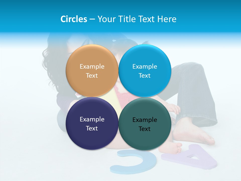 Mother Female Sit PowerPoint Template