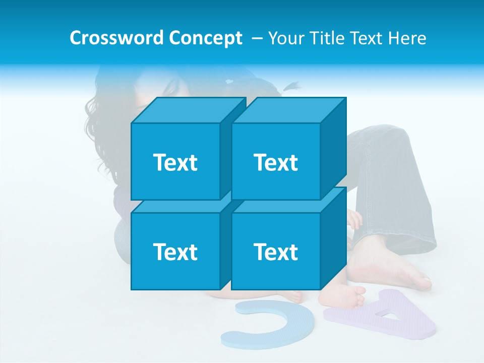 Mother Female Sit PowerPoint Template