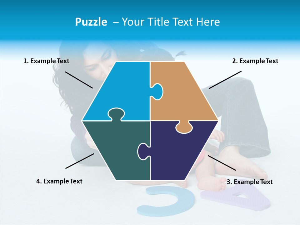 Mother Female Sit PowerPoint Template