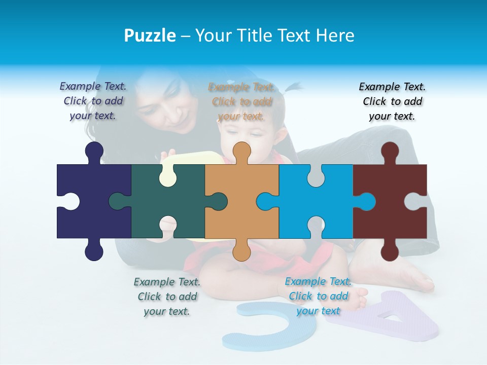 Mother Female Sit PowerPoint Template