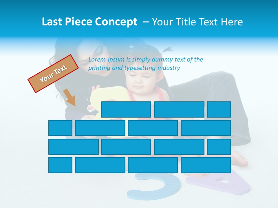 Mother Female Sit PowerPoint Template