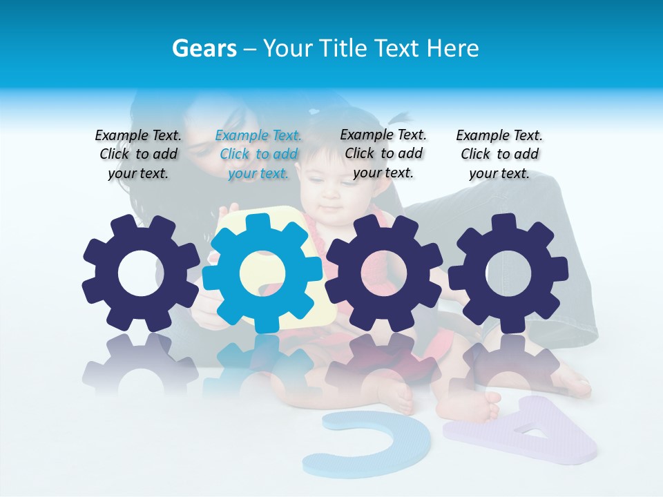 Mother Female Sit PowerPoint Template