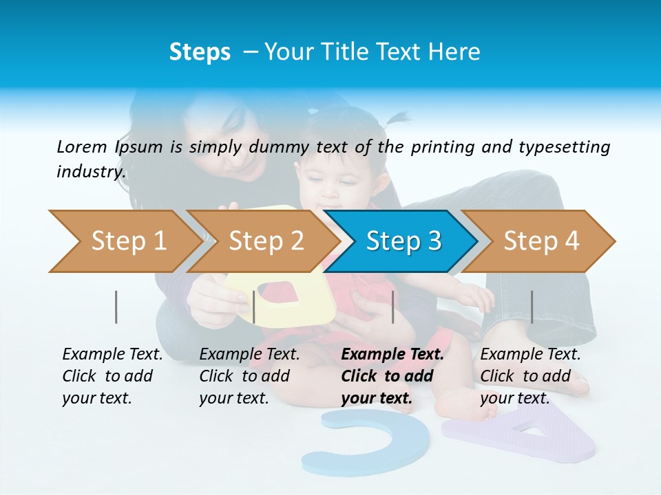 Mother Female Sit PowerPoint Template