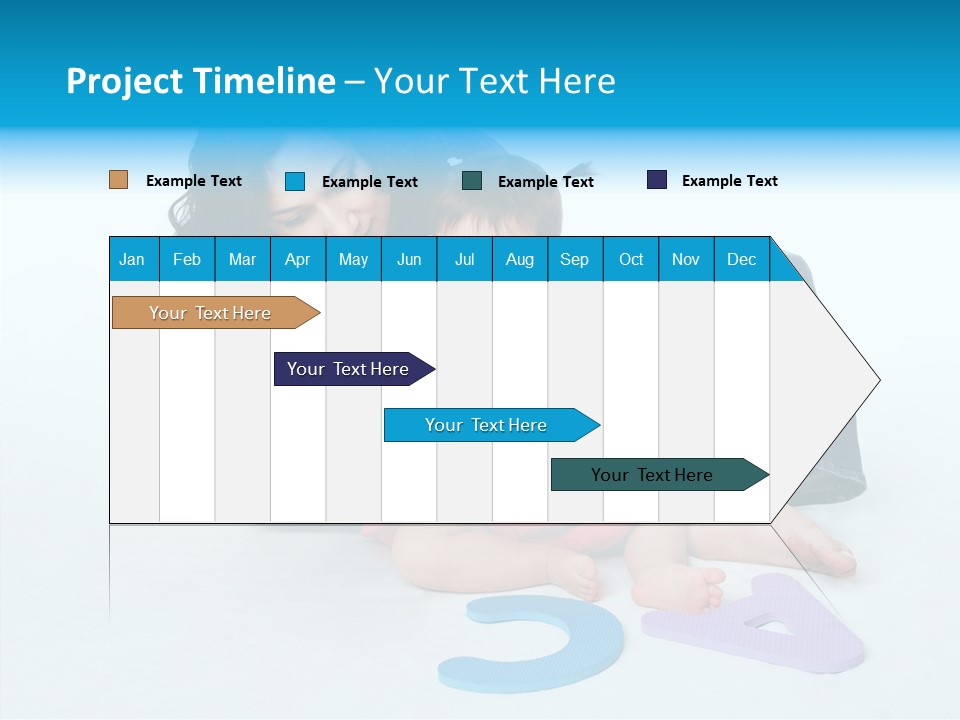 Mother Female Sit PowerPoint Template