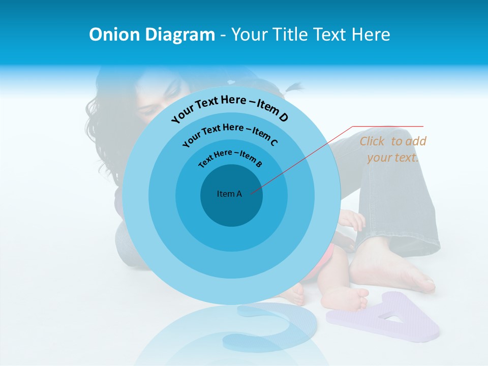 Mother Female Sit PowerPoint Template