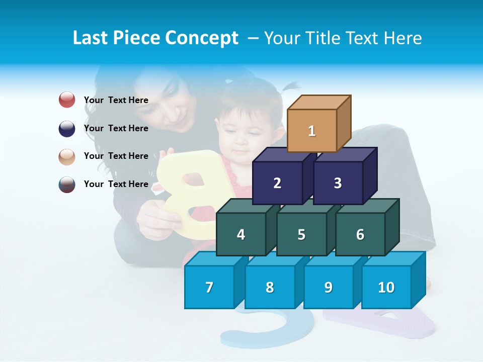 Mother Female Sit PowerPoint Template