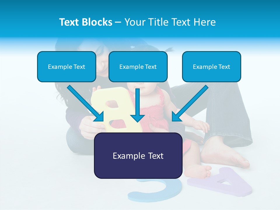Mother Female Sit PowerPoint Template